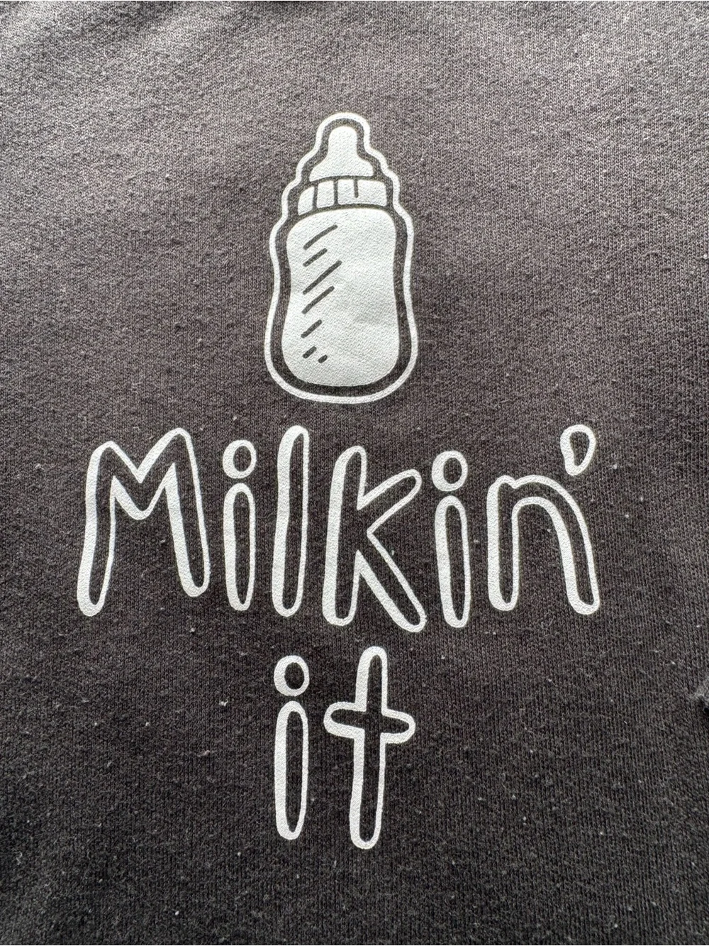 Lullaby Lane “Milkin’ It” Long Sleeve Onesie 18M